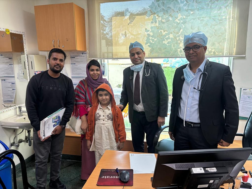 Successful recovery of international patient after treatment in India